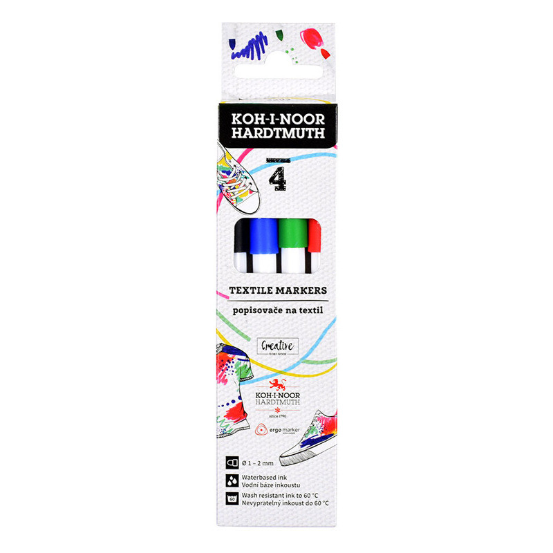Markery do takanin 4 kolory 2mm 7732 KOH-I-NOOR