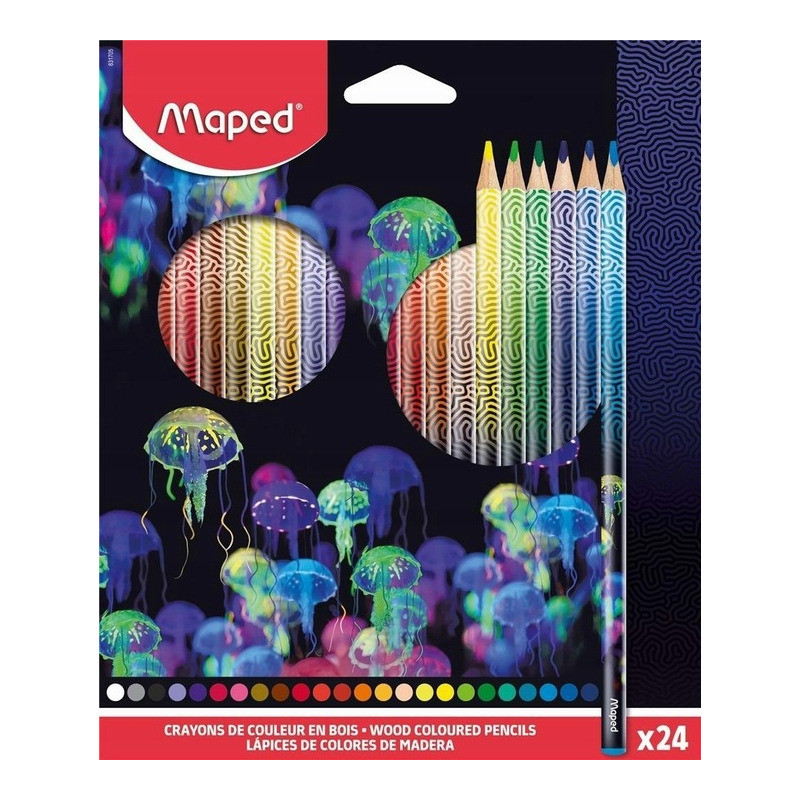 Kredki DeepSea 24 sztuki 831705 MAPED
