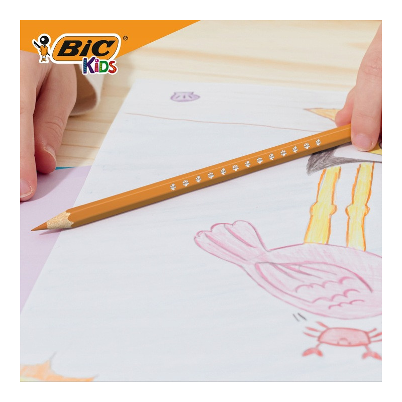 Kredki drewniane ECO SMOOTH 24 kolory 525787 BIC