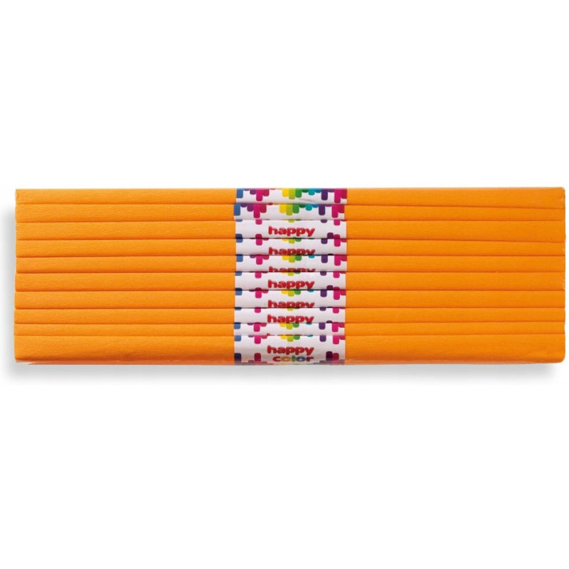 Bibuła marszczona 50x200cm 5020-4 pomarańczowa HAPPY COLOR