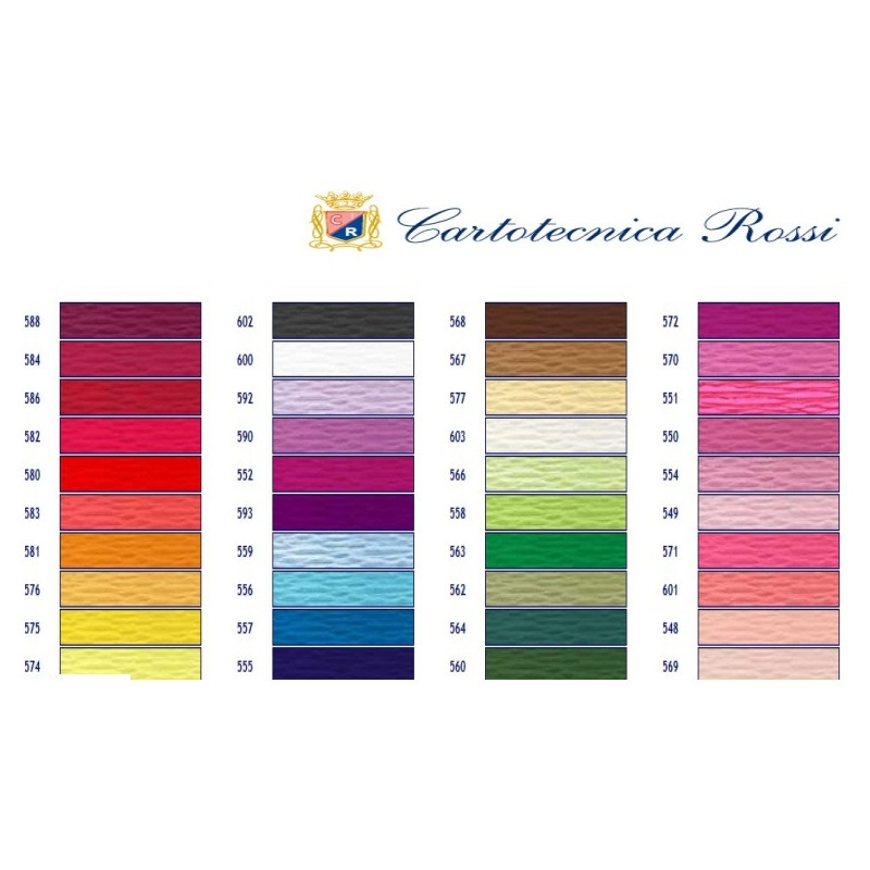 Bibuła karbowana, włoska gruba 180g ciemnoniebieska 557 Cartotecnica Rossi