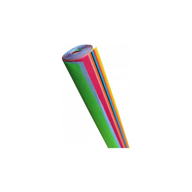 Bibuła w rolce mała gładka mix 12 arkuszy 38x50cm (5 rolek) BID-3850 ALIGA