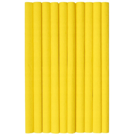 Bibuła marszczona CREATINIO 10 sztuk 50x200cm żółty 400153892 TOP 2000