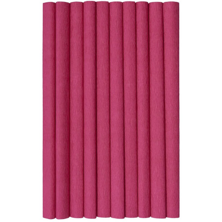 Bibuła marszczona CREATINIO 10 sztuk 50x200cm bordowy 400153897 TOP 2000