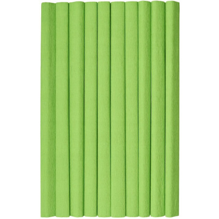 Bibuła marszczona CREATINIO 10 sztuk 50x200cm jasny zielony 400153920 TOP 2000