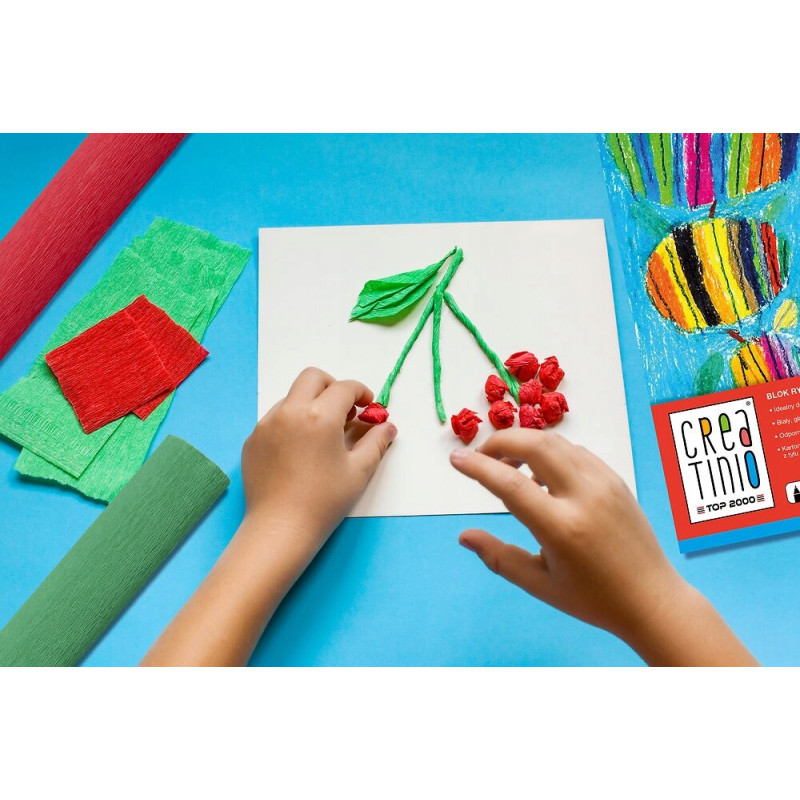 Bibuła marszczona CREATINIO 10 sztuk 50x200cm jasny brązowy 400153923 TOP 2000