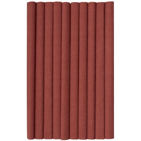 Bibuła marszczona CREATINIO 10 sztuk 50x200cm ciemny brązowy 400153925 TOP 2000