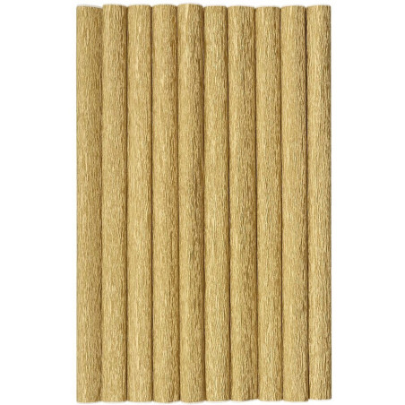 Bibuła marszczona CREATINIO 10 sztuk 50x200cm złoty 400153929 TOP 2000
