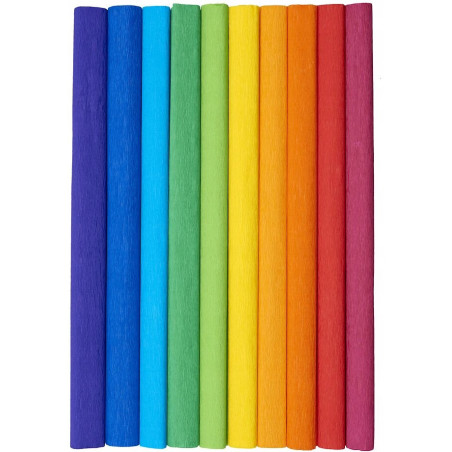 Bibuła marszczona CREATINIO 50x200cm mix kolorów tęczowy 400153931 TOP 2000