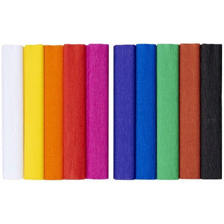 Bibuła marszczona CREATINIO 25x200cm mix kolorów klasyczny 400153935 TOP 2000