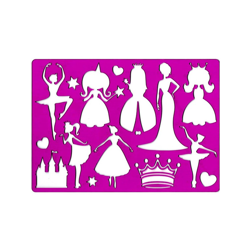 Szablon CROWN-KSIĘŻNICZKA 9820/8 KIN KOH-I-NOOR