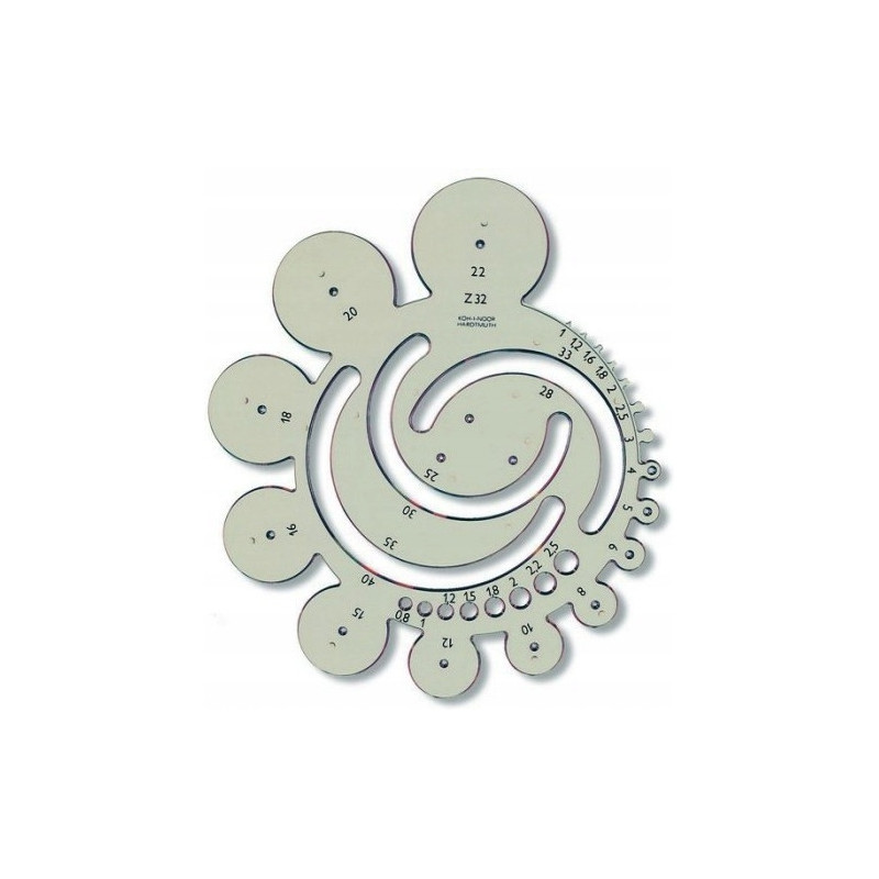 Szablon kołowy zewnętrzny Z-32 749002 KOH-I-NOOR