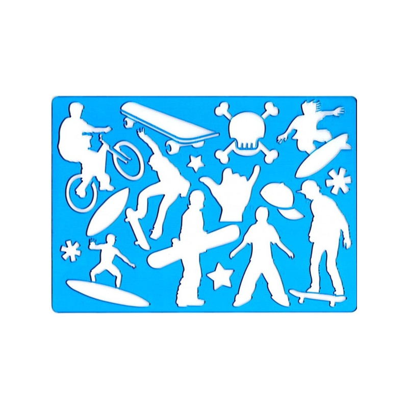 Szablon SPORT-SKATEBOARD 9820/11 KOH-I-NOOR