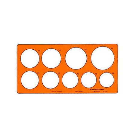 Szablon koła 9 LENIAR 1325