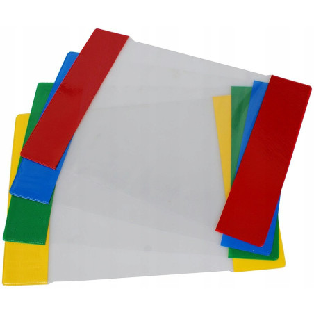 Okładki na zeszyty szkolne A4 kolorowe 25 sztuk 30x43,7cm OZK-02 BIURFOL