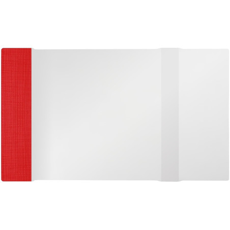 Okładki regulowane na książki i zeszyty A5 bezbarwne 25 sztuk 21,2x29,3-32cm OZB-44 BIURFOL