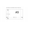 Okładki na zeszyty szkolne A5 bezbarwne 50 sztuk 21,2x30,3cm OZK-01-02 BIURFOL