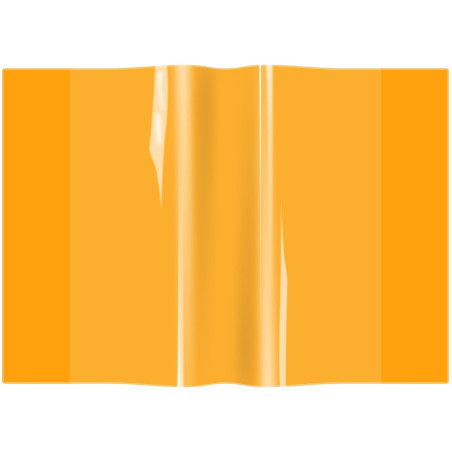 Okładki na zeszyty szkolne A5 neonowy pomarańczowy 10 sztuk OZN-A5-04 BIURFOL