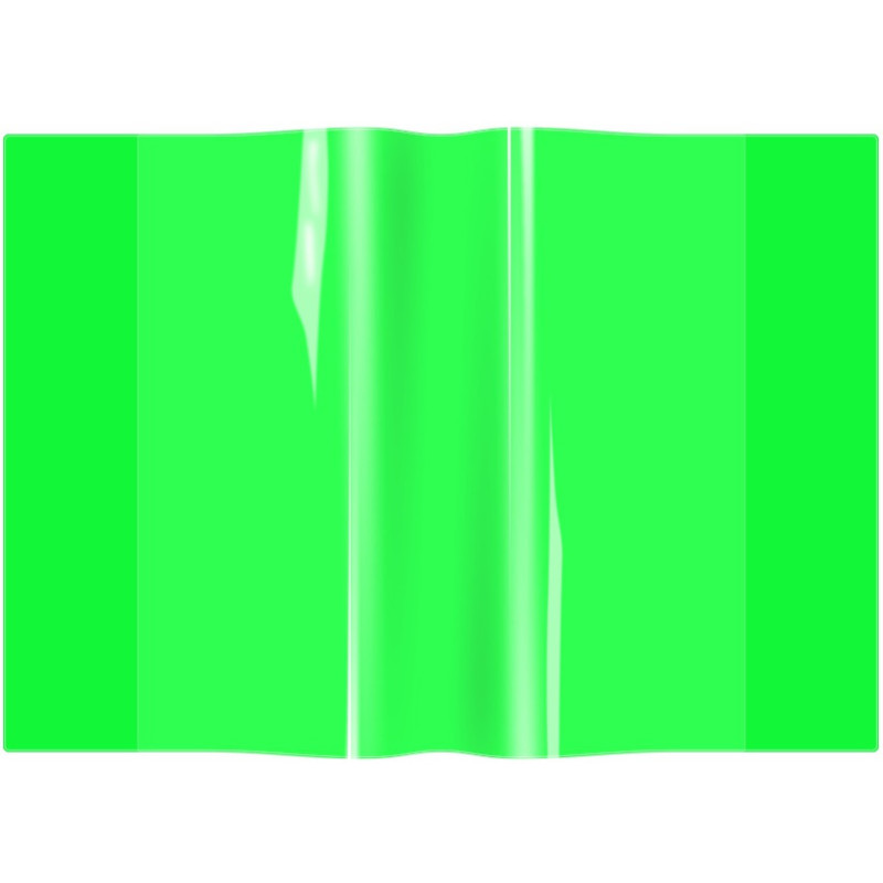 Okładki na zeszyty szkolne A5 neonowy zielony 10 sztuk OZN-A5-03 BIURFOL