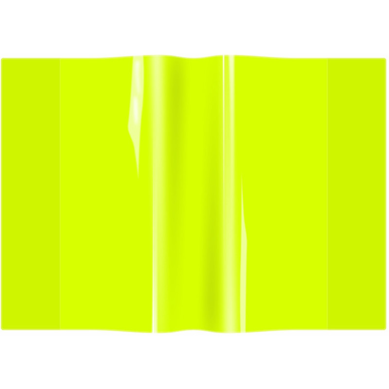 Okładki na zeszyty szkolne A5 neonowy żółty 10 sztuk OZN-A5-02 BIURFOL