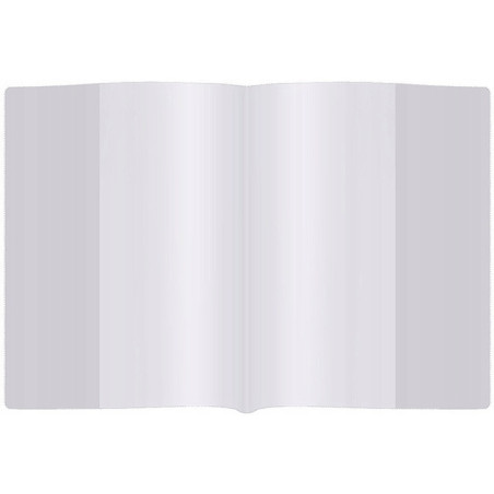Okładki na zeszyty szkolne A5 bezbarwne 10 sztuk 21,2x30,3cm OZK10-01-02 BIURFOL
