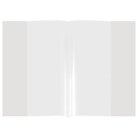 Okładki na zeszyty szkolne A5 bezbarwne 10 sztuk PP/PE 21,2x30x3cm OPP10-01 BIURFOL