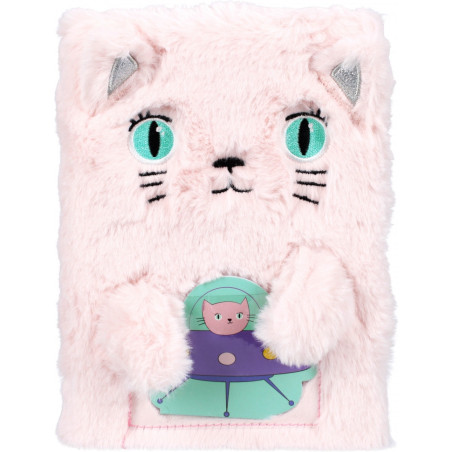 Notes pluszowy A5 z notatnikiem Kotek STARPAK 502083