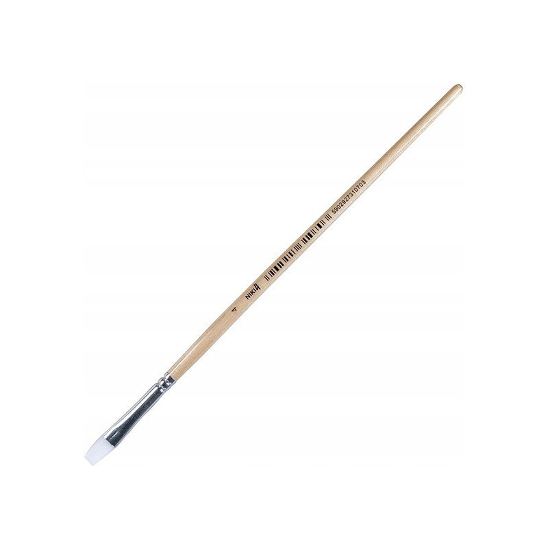 Pędzle nylonowe płaskie nr 4 6804 KOH-I-NOOR