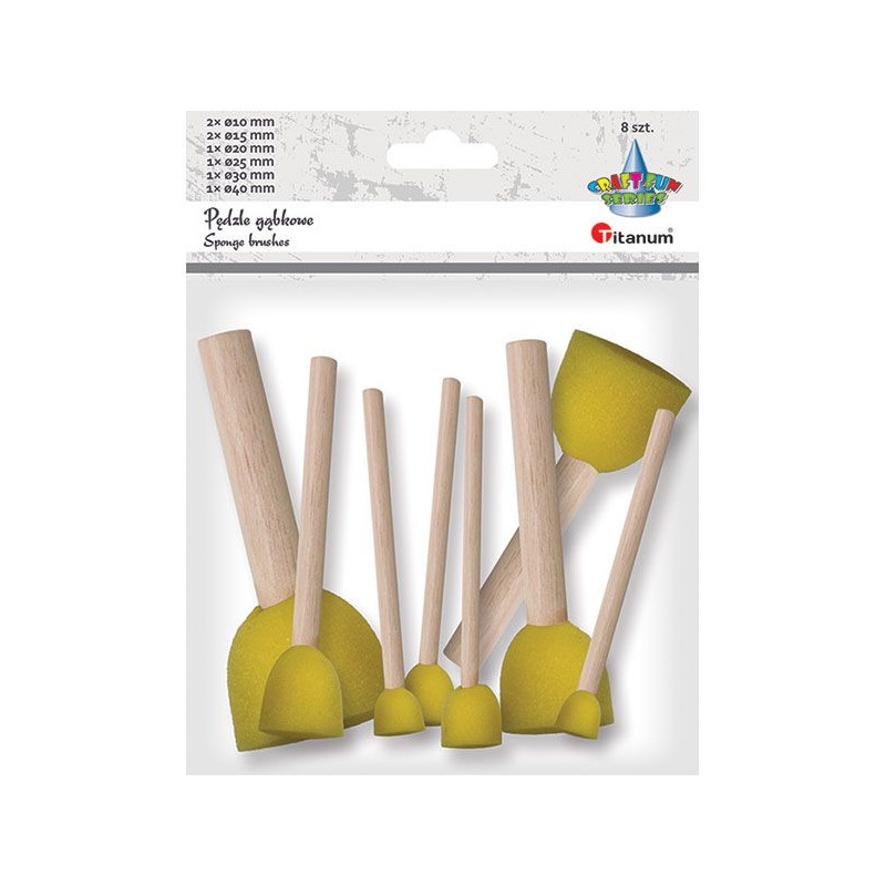 Pędzelki gąbkowe A`8 20SL1201 453644 TITANUM