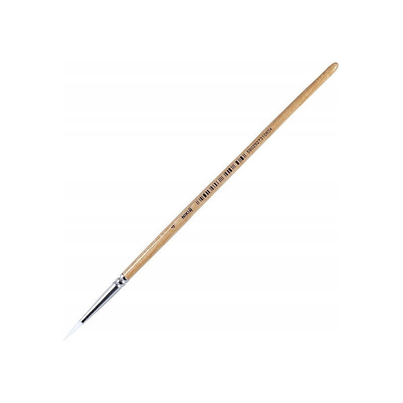 Pędzle nylonowe okrągłe NIKI4 NR 4 KOH-I-NOOR