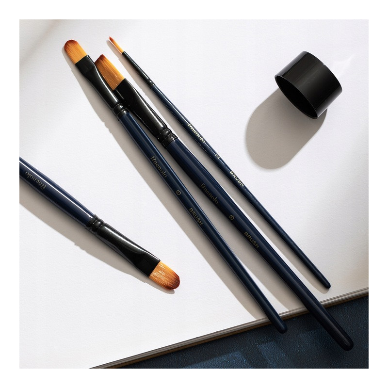 Zestaw pędzli FINENOLO 6szt twardy nylon EC278 DELI