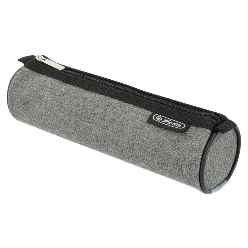 Piórnik szkolny na suwak Saszetka Kosmetyczka okrągła 1 sztuka mix kolorów 50046577 HERLITZ