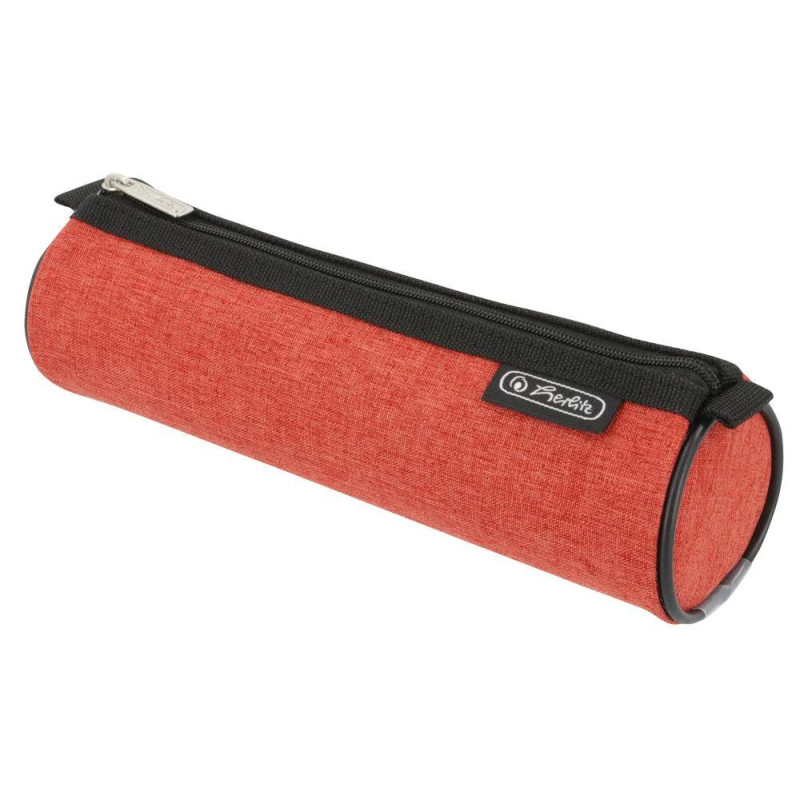 Piórnik szkolny na suwak Saszetka Kosmetyczka okrągła 1 sztuka mix kolorów 50046577 HERLITZ