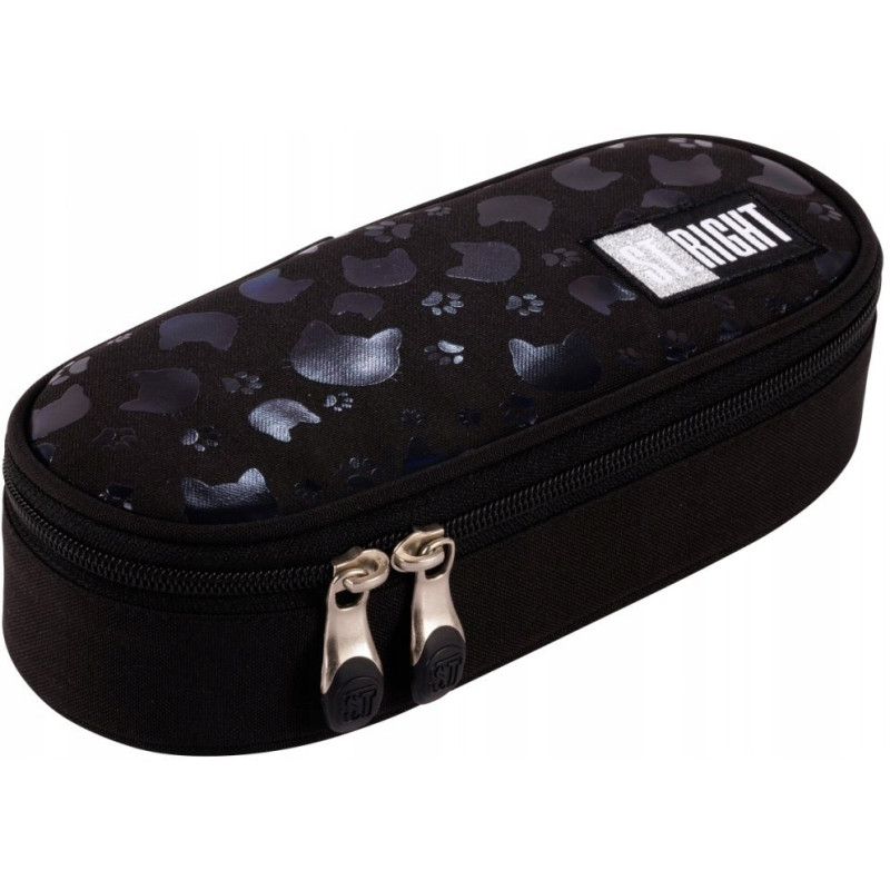 Piórnik szkolny w koty Saszetka usztywniona PC-01 BLACK CATS St.Majewski