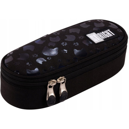 Piórnik szkolny w koty Saszetka usztywniona PC-01 BLACK CATS St.Majewski