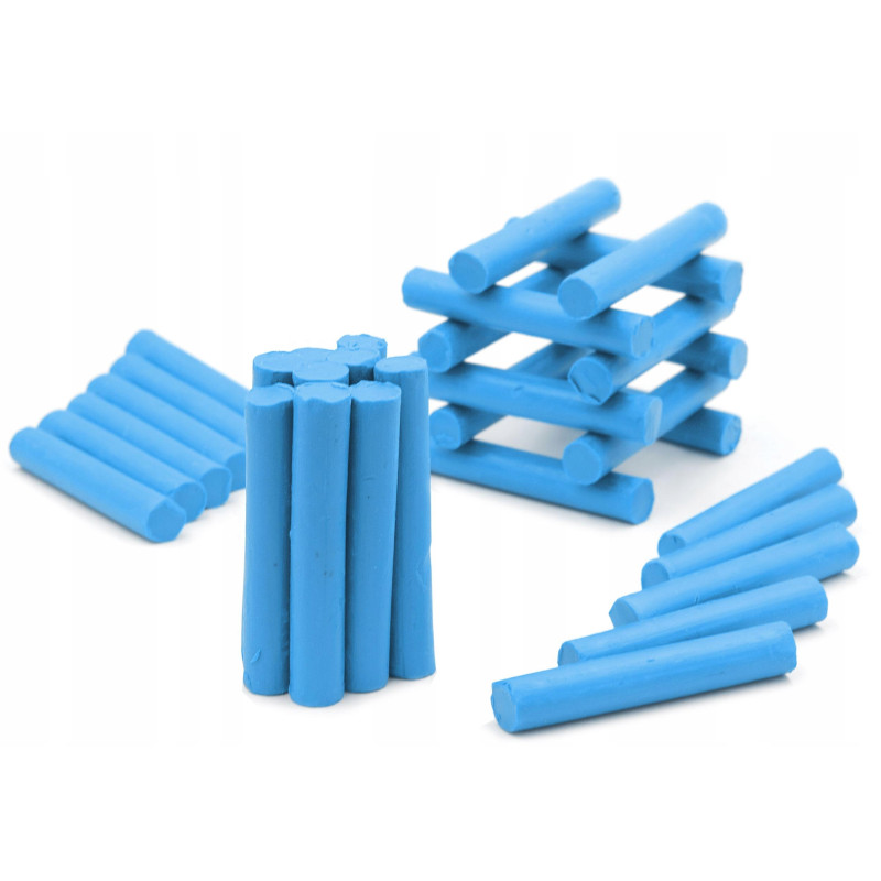 Plastelina w laseczkach MONA 1 kg jasna niebieska 4285 St.Majewski