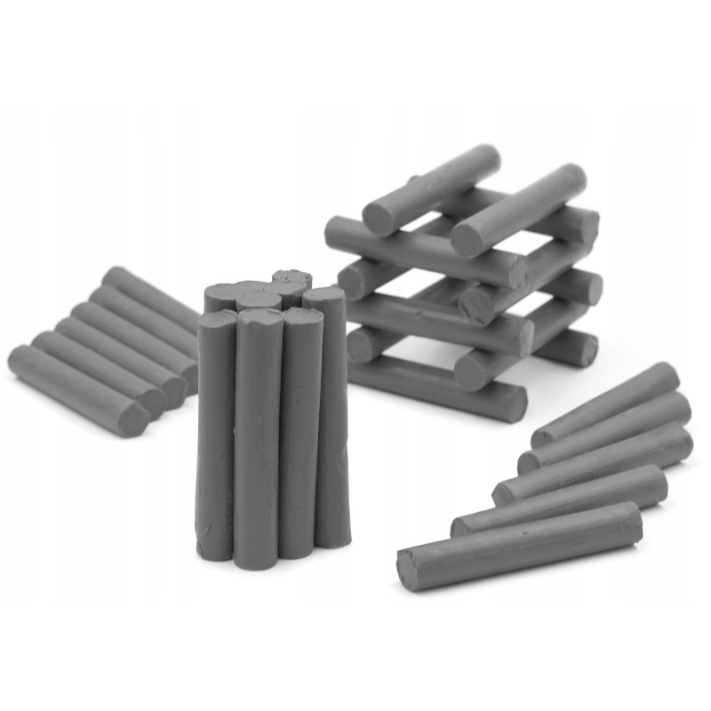 Plastelina w laseczkach MONA 1 kg szara 4193 St.Majewski