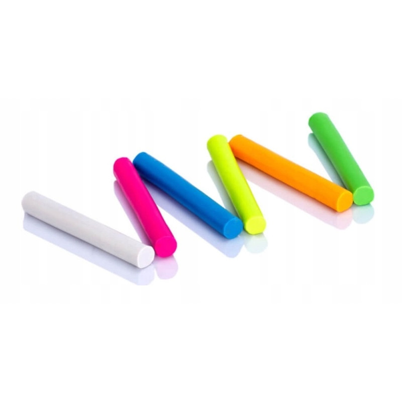 Plastelina dla dzieci fluorescencyjna 6 kolorów zestaw 83811906 ASTRA