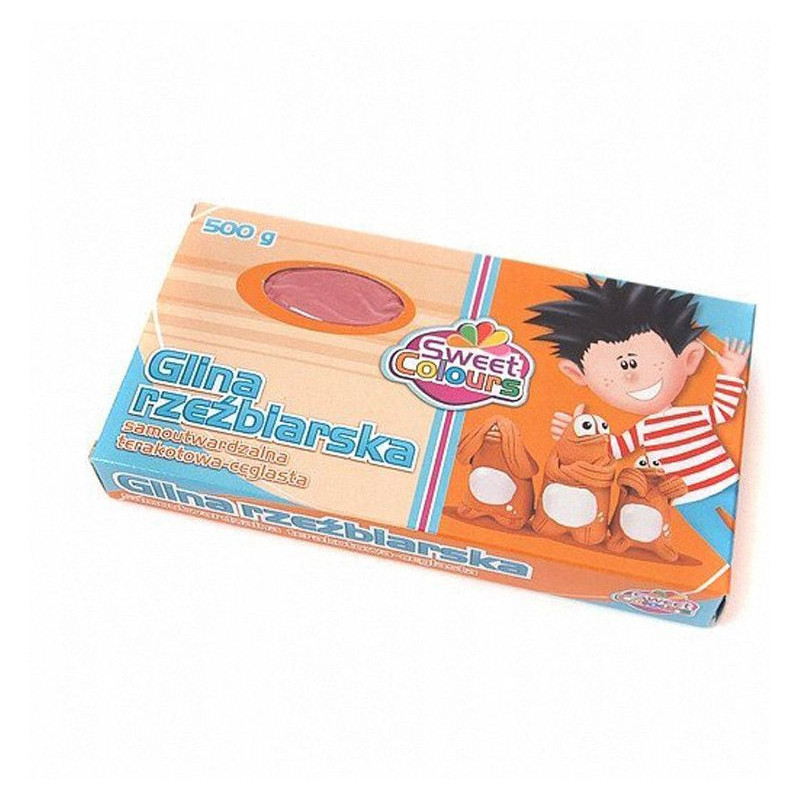 Glina rzeźbiarska samoutwardzalna terakota 500g Sweet Colours OTOCKI