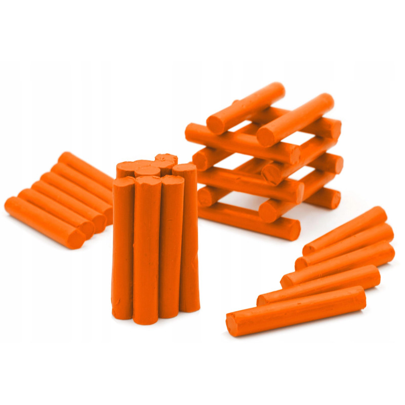 Plastelina w las. luzem MONA 1 kg - pomarańczowa 4223 ST.MAJEWSKI