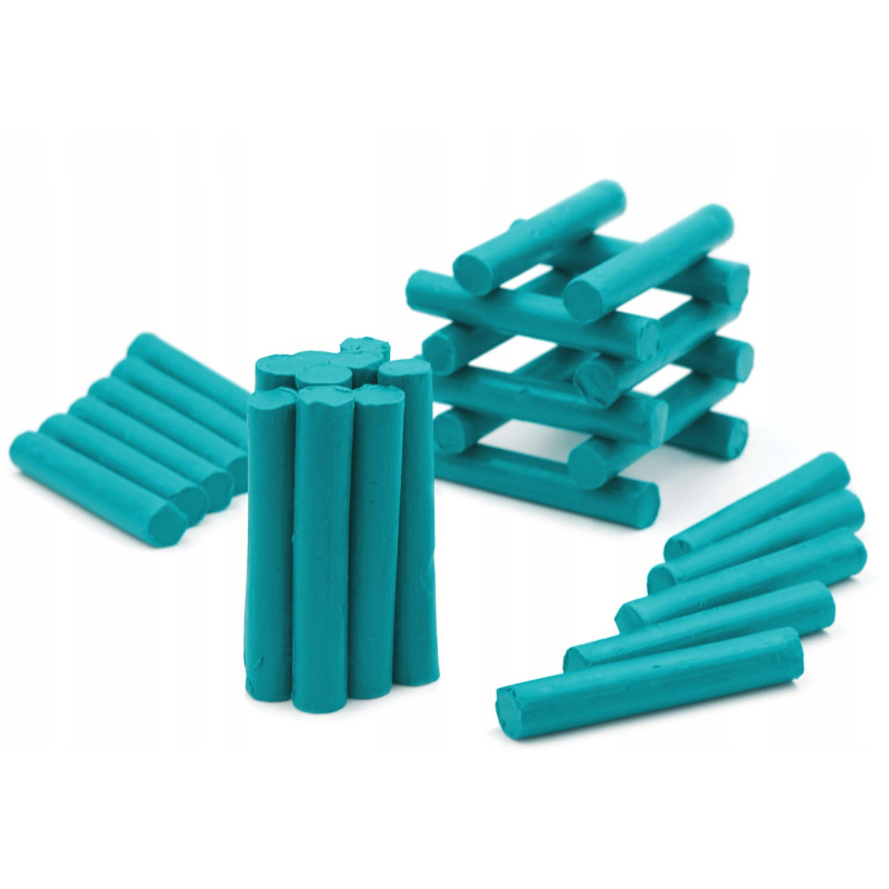 Plastelina w laseczkach MONA 1 kg turkusowa 4254 St.Majewski