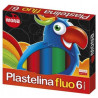 Plastelina dla dzieci Zestaw 6 kolorów neonowych MONA St.Majewski