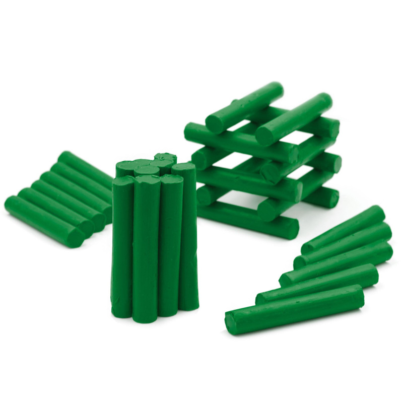 Plastelina w laseczkach MONA 1 kg ciemna zielona 4315 St.Majewski