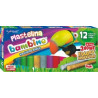 Plastelina szkolna Zestaw 12 kolorów BAMBINO St.Majewski