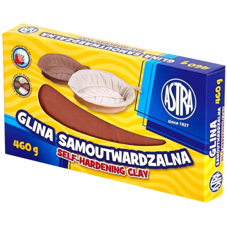 Glina rzeźbiarska samoutwardzalna masa plastyczna 460g beżowa 83810909 ASTRA
