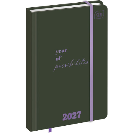 Kalendarz książkowy 2027 A6 192 Metallic Possibilities INTERDRUK