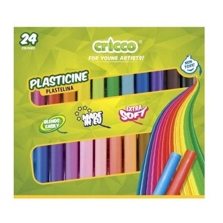 Plastelina CRICCO 24kolory CR370K24