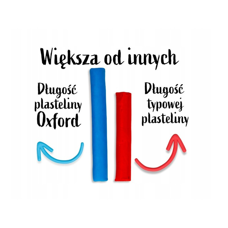 Plastelina 12 kolorów 400167086 OXFORD