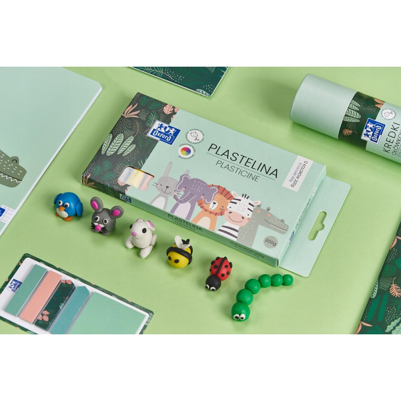 Plastelina 12 kolorów KIDS 400174835 OXFORD