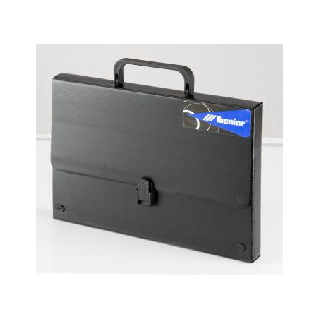 Teczka na rysunki A4 90418 czarna 300x220x20 LENIAR